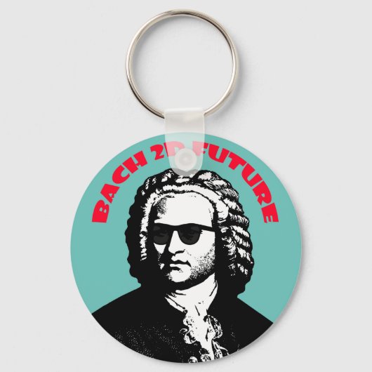 バッハ2D キーホルダー (正面)