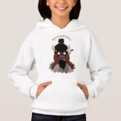 バッファロおもしろいバイソン漫画イラストレーション (正面)