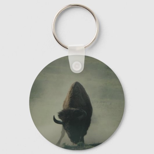 バッファローが表示される キーホルダー (正面)