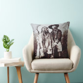 バッファローとの旅行の主なシッティングブル(1831-90年) クッション (椅子)