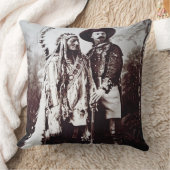 バッファローとの旅行の主なシッティングブル(1831-90年) クッション (ブランケット)