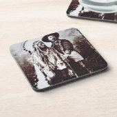 バッファローとの旅行の主なシッティングブル(1831-90年) コースター (左側)