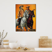 バッファローとポーニー・ビル – プリント (キッチン)