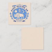 バッファローのアドバイス ノートカード (正面/裏面)