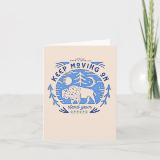 バッファローのアドバイス ノートカード