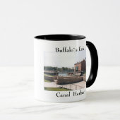 バッファローのエリー運河港のマグ マグカップ (正面右)