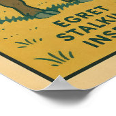 バッファローのオックスペッカー – 自然の防虫チーム ポスター (角)