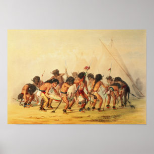 バッファローのダンス、c.1832 ポスター