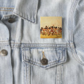バッファローのダンス、c.1832 缶バッジ (インサイチュ)