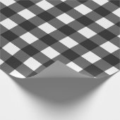 バッファローのチェック ラッピングペーパー (角)