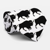 バッファローのデザイン ネクタイ (ロール)