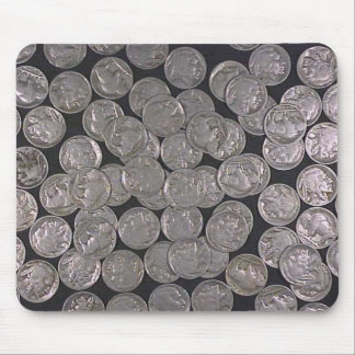 バッファローのニッケル マウスパッド