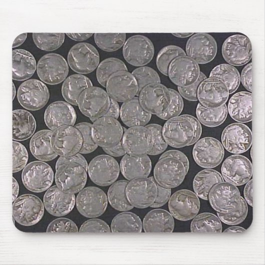 バッファローのニッケル マウスパッド (正面)