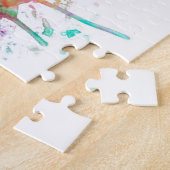 バッファローのニューヨークのスカイライン ジグソーパズル (側面)