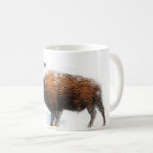 バッファローのニューヨークのマグ コーヒーマグカップ (正面右)