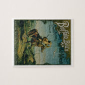 「バッファローのビルの野生の西およびCoのための広告 ジグソーパズル (横)