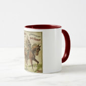 バッファローのビルの野生の西の日刊新聞ショー マグカップ (正面右)