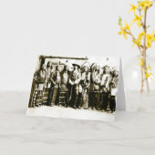 バッファローのビルの野生の西ショー カード (黄色い花)