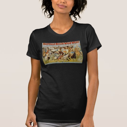 バッファローのビルの野生の西ショー Tシャツ (正面)