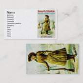 バッファローのビルの野生の西ポスターアニーOakley 名刺 (正面/裏面)