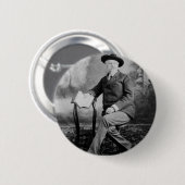 バッファローのビルCodyの野生の西ショー 缶バッジ (正面&裏面)