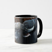 バッファローのファンタジーの芸術のコーヒー・マグおよびコップ マグカップ (正面右)