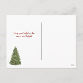 バッファローのプレイドでのメリークリスマスの挨拶 シーズンポストカード (裏面)