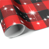 バッファローのプレイドで星を獲得 ラッピングペーパー (ロールコーナー)