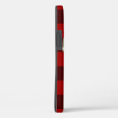 バッファローのプレイドで鹿を追い詰める Case-Mate iPhoneケース (裏面 / 右)