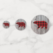 バッファローのプレイドは野生の1つの誕生日パーティー コンフェッティ (正面)