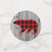 バッファローのプレイドは野生の1つの誕生日パーティー コンフェッティ (スモール正面)