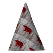 バッファローのプレイドは野生の1つの誕生日パーティー パーティーハット (右)