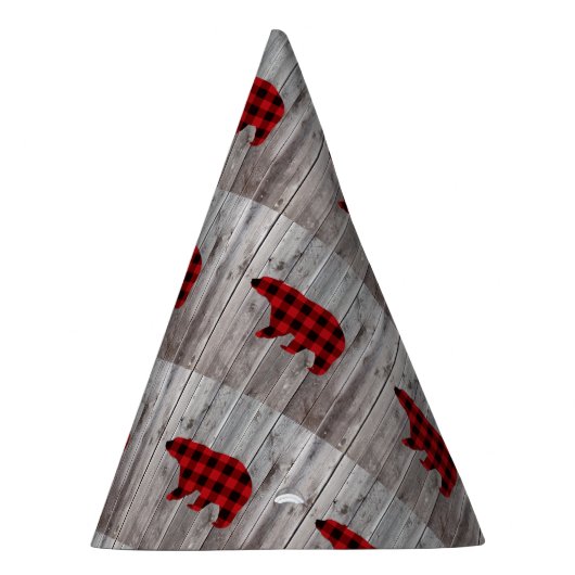 バッファローのプレイドは野生の1つの誕生日パーティー パーティーハット (右)