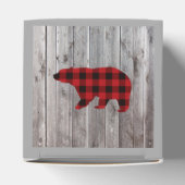 バッファローのプレイドは野生の1つの誕生日パーティー フェイバーボックス (上部)