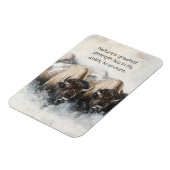 バッファローのレジリエンス：吹雪マグネット マグネット (左側)