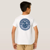 バッファローの兵士のラクロスの子供のTシャツのデザイン1 Tシャツ (裏面フル)