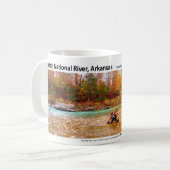 バッファローの国民の川III -紅葉2009年 コーヒーマグカップ (正面左)