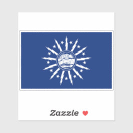 バッファローの市旗 シール