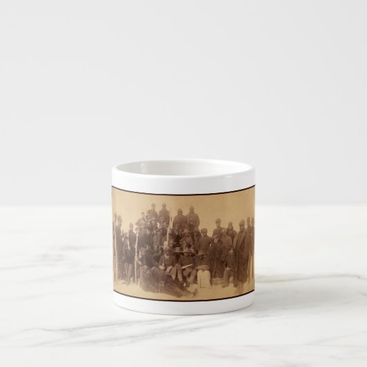 バッファローの戦士：アメリカの黒い戦闘騎兵 エスプレッソカップ (正面)