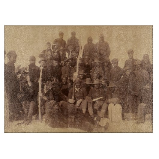 バッファローの戦士:アメリカの黒い戦闘騎兵 カッティングボード (正面)