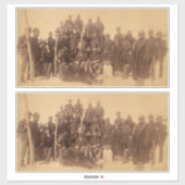 バッファローの戦士:アメリカの黒い戦闘騎兵 シール (シート)