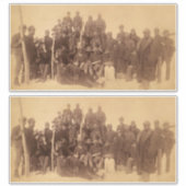 バッファローの戦士：アメリカの黒い戦闘騎兵 シール (正面)