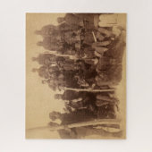 バッファローの戦士:アメリカの黒い戦闘騎兵 ジグソーパズル (縦)