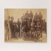 バッファローの戦士:アメリカの黒い戦闘騎兵 ジグソーパズル (横)