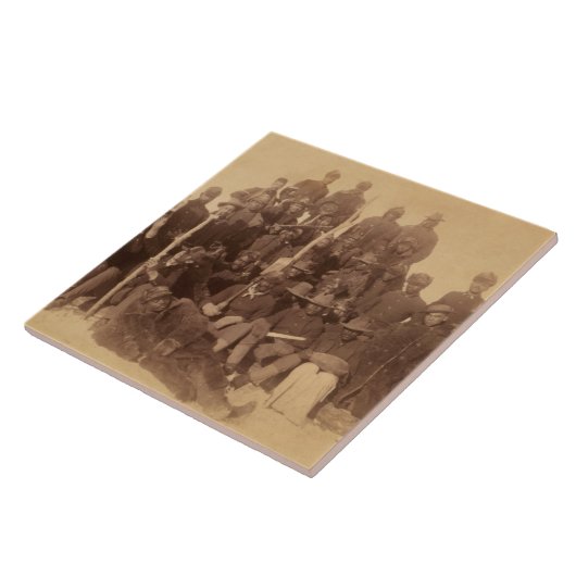 バッファローの戦士:アメリカの黒い戦闘騎兵 タイル (側面)