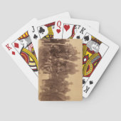 バッファローの戦士：アメリカの黒い戦闘騎兵 トランプ (裏面)