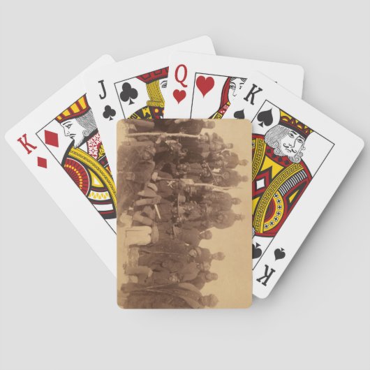 バッファローの戦士:アメリカの黒い戦闘騎兵 トランプ (裏面)