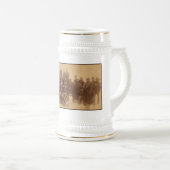 バッファローの戦士：アメリカの黒い戦闘騎兵 ビールジョッキ (正面右)