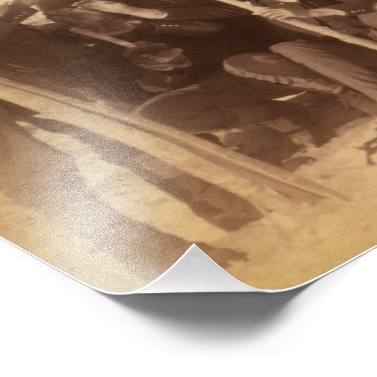 バッファローの戦士：アメリカの黒い戦闘騎兵 フォトプリント            (角)