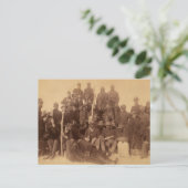 バッファローの戦士:アメリカの黒い戦闘騎兵 ポストカード (スタンド正面)